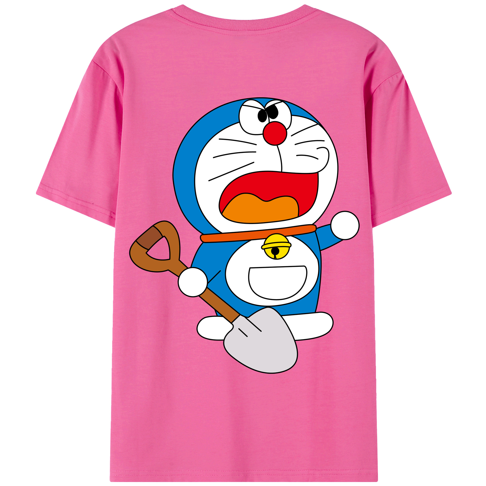 （画像用） ドラえもん Doraemon レディース半袖Tシャツ(バックプリント)